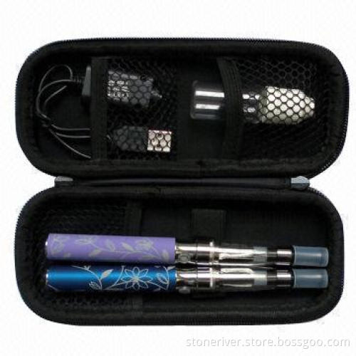 Electronic cigarette starter kit with classical art battery design